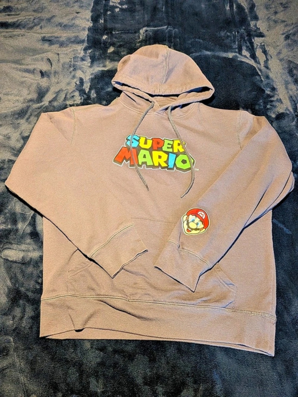 Super Mario Boys Graphic Hoodie Size M (8)
